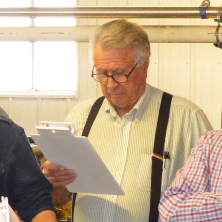 Steve Relvas looking at clipboard